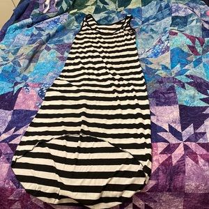 Black and White striped dress 😍